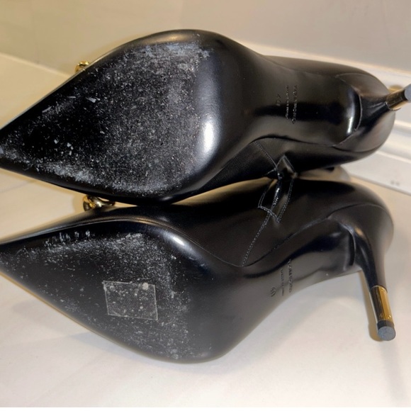 Black leather Tom Ford chain boots in size 10/ 40. - Picture 5 of 5